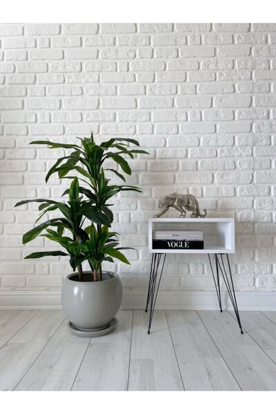 odka 20litre Küre Saksı Tabaklı 27cmx27cm Granit Renk