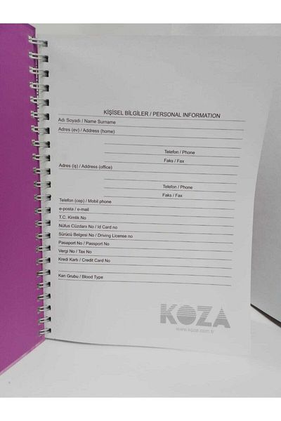 Koza Hard Cover A4 Size Notebook Notebook