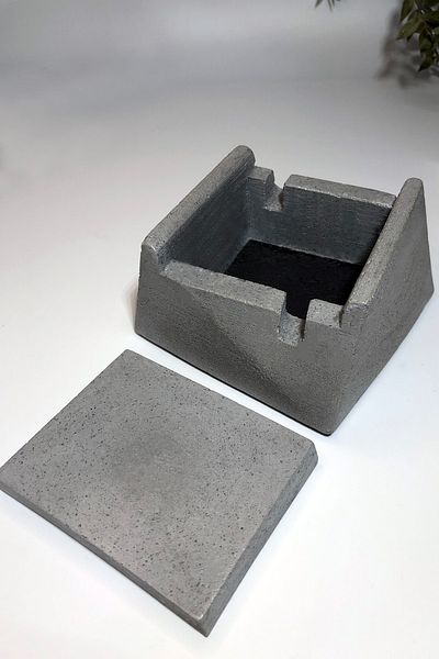 RocArt Home Μετρικός πίνακας σκόνης από σκυρόδεμα