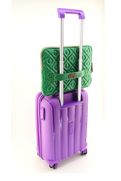 HNB Унисекс зелен ватиран калъф за лаптоп и таблет Macbook Air Pro 14 инча