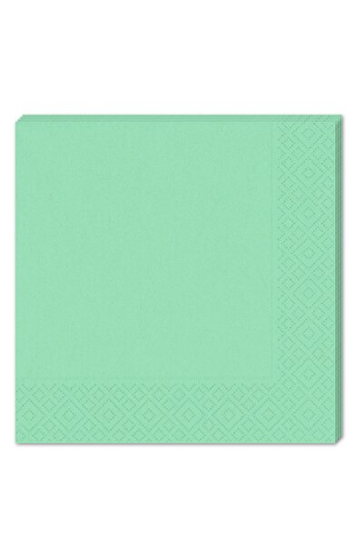 Kikajoy مناديل ماكرون 33×33 سم - 16 قطعة - أخضر