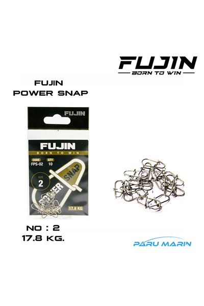 Fujin Power Snap Size:2 Clips 10 Pack