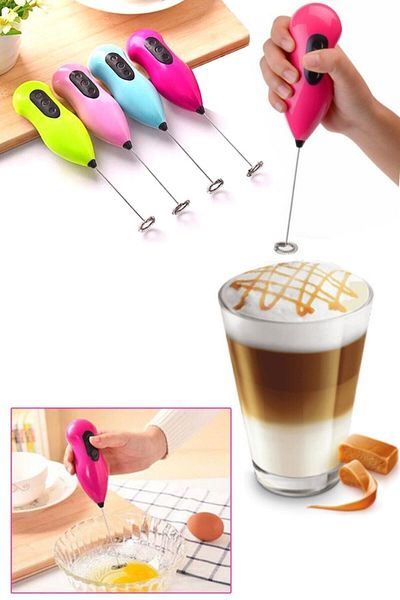 ENBO Milk Frother Coffee Grinder and Stirrer Mixer, Milk Frother Mini Mixer