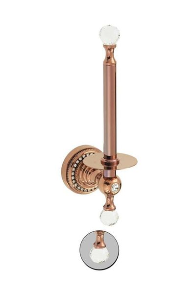 Maya Style Pvd Rose Spare Paper Holder 100% Brass