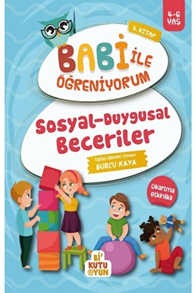 Bi Kutu Oyun Sosyal-Duygusal Beceriler - Babi İle Öğreniyorum 4. Kitap / Bi K...