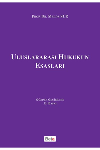 Beta Yayınevi Uluslararası Hukukun Esasları