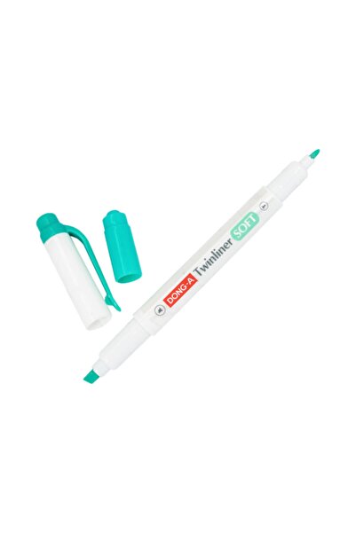 Dong-A Twinliner Soft Çift Uçlu Pastel Işaretleme Kalemi Blue Green No:52
