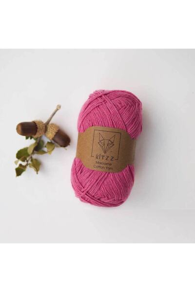 Ritzz Fir de macrame subțire Koton // 1,5mm // 024 // Roz