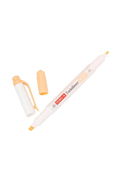 Dong-A Twinliner Soft Çift Uçlu Pastel Işaretleme Kalemi Orange No:10