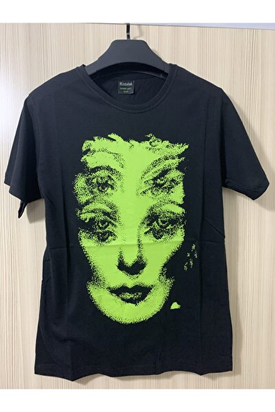 Köstebek Harajuku Grunge Green Face Unisex T-shirt