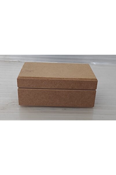 Ahşaplar Mdf Boyanabilir Küçük Dikdörtgen Kutu 18x12 Cm