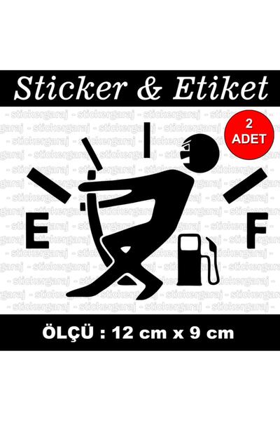 auto ملصق رجل البنزين بغطاء الخزان - ملصق متوافق مع خوذة الدراجة النارية والز...