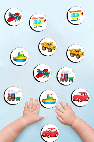 Kapbirhediye Hafıza Kartları Bebek Zeka Ve Eşleştirme Oyunu Ahşap Eğitici Puz...