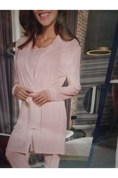 Yeni İnci Kadın 3 Lü Lohusa Ve Çeyiz Seti Pijama Takımı