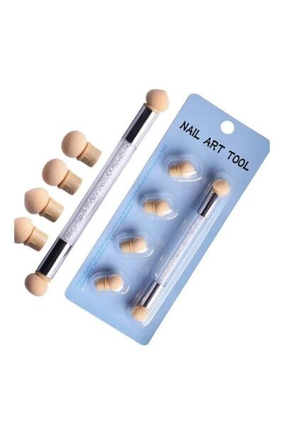Francheska Nail Art Tırnak Ombre Fırça Seti 4 Adet Yedekli