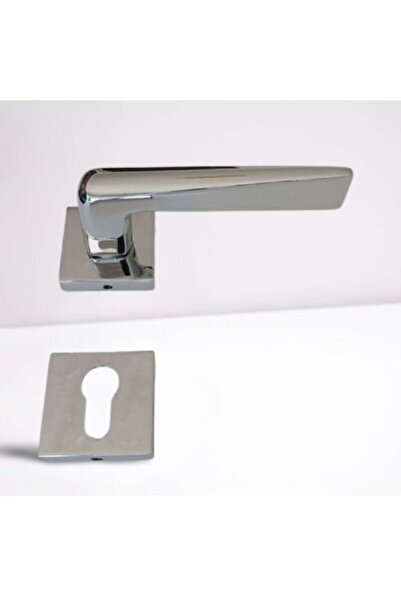 Yüksel Roma Italyan Yale Dış Kapı Rozetli Kapı Kolu Krom