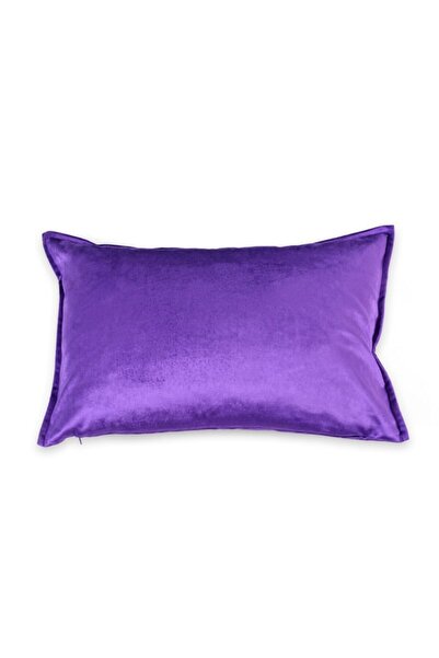 Vanelli Home Mor Kadife Kulaklı Dikdörtgen Kırlent Kılıfı Cvıcm1c00x00001001-185