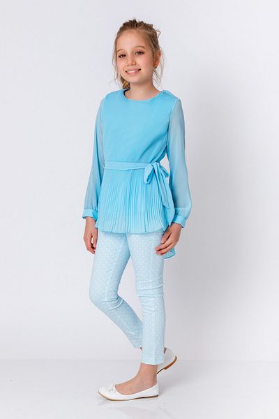 incity Pantaloni albaștri cu buline pentru fetiță