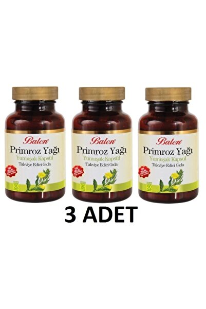 Balen Primroz Yağı ( Evening Primrose Oil ) 500 Mg 90kp 3 Adet