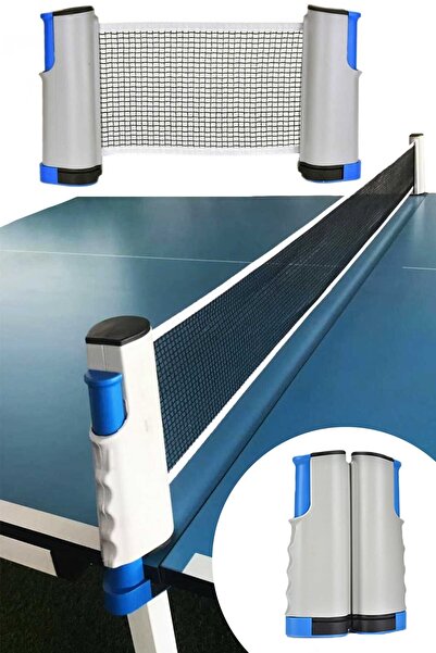 Povit 150 Cm Masa Tenisi File Seti Portatif 2 Adet 5 Yıldızlı Raket + 3 Adet ...