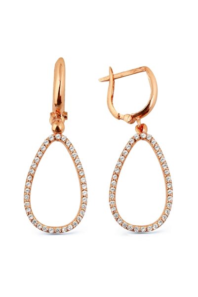 Argentum Concept 925 Ayar Gümüş Zirkon Taşlı Küpe - K035501