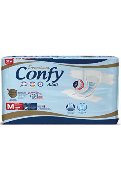 Confy Premium Adult Yetişkin Hasta Bezi Medium 30'lu