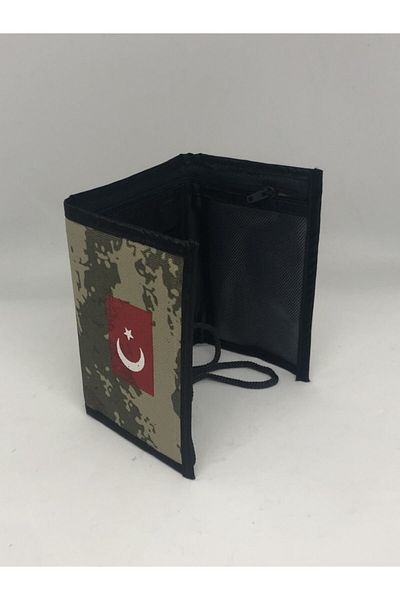 MKM Velcro Camouflage Flag Military Wallet