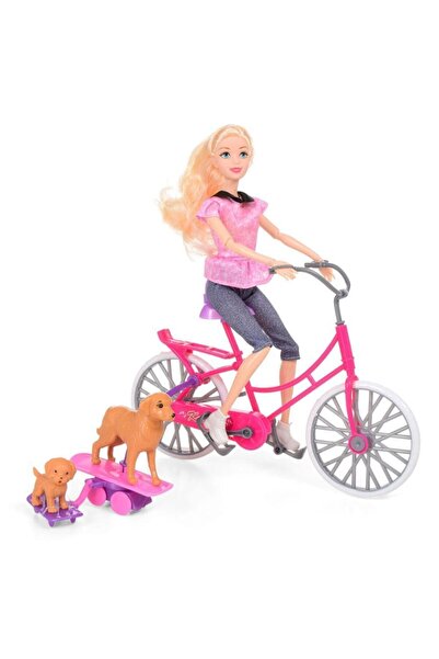 Genel Markalar Kaibibi Sonsuz Hareket Bisikletli Kız Ve Köpekleri - Bld144