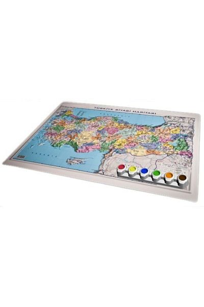 OkulStore Embossed Turkey Political Map Construction Set