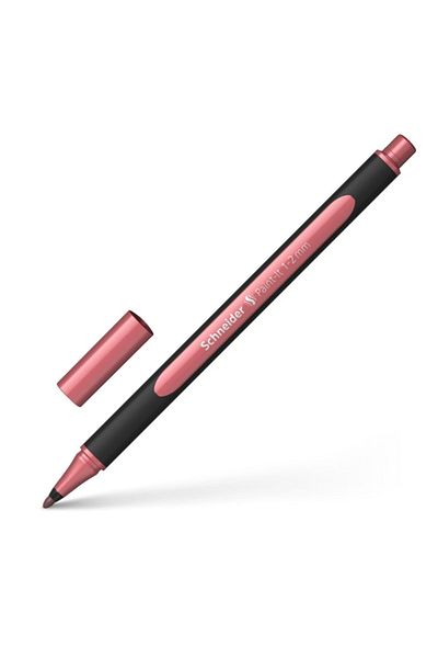 SCHNEIDER Paint-it 1-2mm Metallic Fineliner Felt Tip Pen Old Red