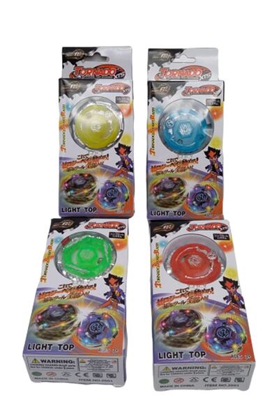 Can Ali Toys Cat Kutulu Tekli Işıklı Beyblade