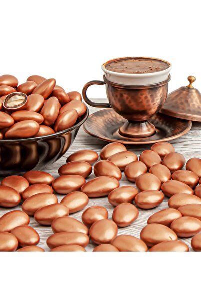 Uğur efendi şekerleme Bronz Renkli Çikolata Kaplı Badem Şekeri 500 Gr