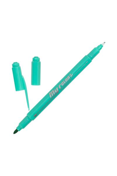 Dong-A My Color 2 Çift Uçlu Keçeli Kalem Emerald Green No:53