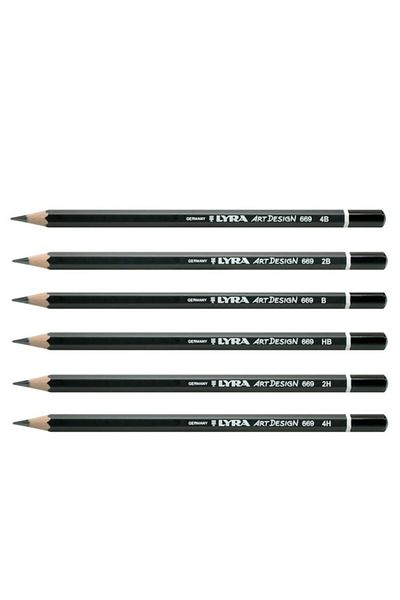 LYRA Art Design Graduated Pen Hb-b-2b-3b-4b-5b