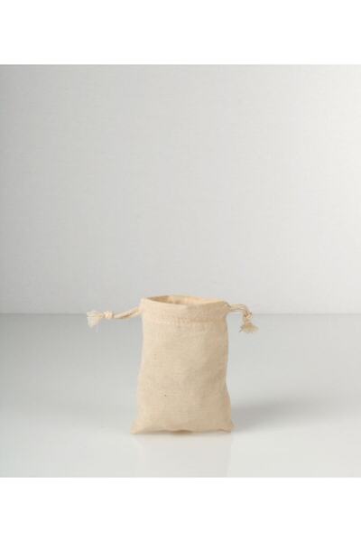 GİZA TEKSTİL 10x10cm 5 Adet Hambez Saklama Kesesi Kına Düğün Organizasyonları Için Büzgülü Kese Hambez Kese