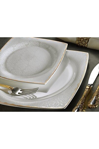 Aryıldız Ar31018 Prestige Bone Square 60 Parça Porselen Yemek Takımı
