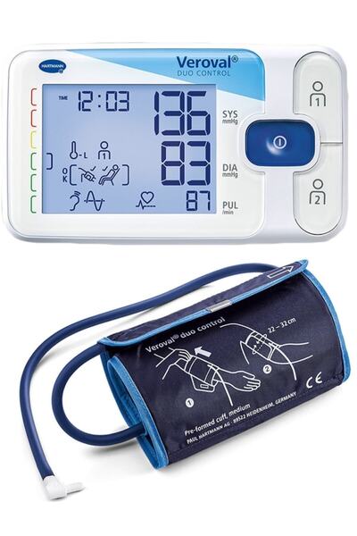 Hartmann Tansiyon Aleti, Veroval Duo Control, Osilometrik Ve Oskültatuar Ölçüm