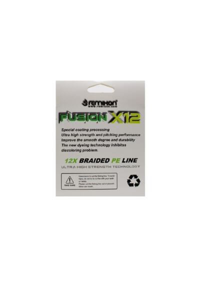 REMIXON خيط صيد فيوجن X12 متعدد الألوان بطول 150 متر