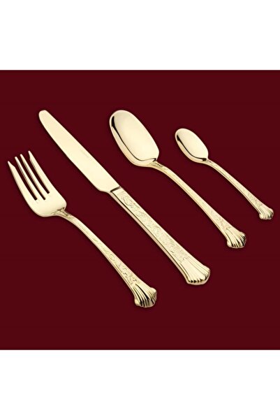 Royal Victoria Altın Kaplama Çatal Bıçak Takımı 89 Parça