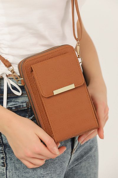 Universal Bag Women's Crossbody Phone 3 Compartment Wallet Bag
