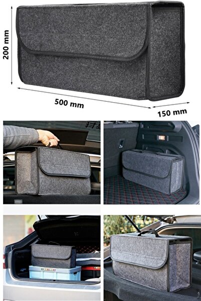 Ankaflex Oto Araç Içi Araba Bagaj Düzenleyici Organizer Keçe Araba Bagaj Çant...