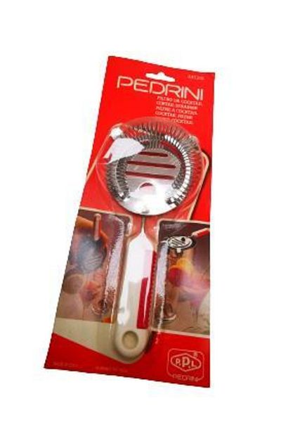 Pedrini Stainless Steel Cocktail Bar Strainer with Plastic Handle Christmas Gift