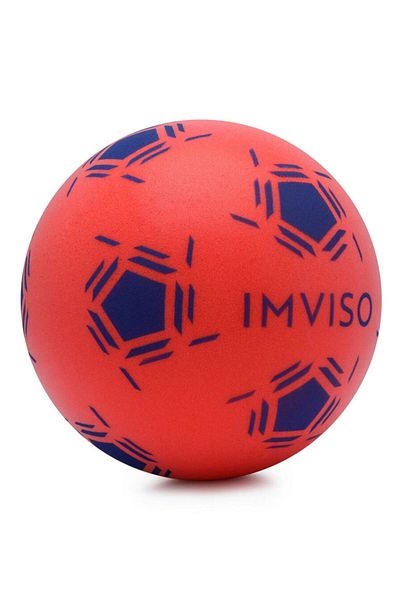 Badem10 Kipsta Imvıso Sponge Soccer Ball Indoor Harmless Ball Red Size 3