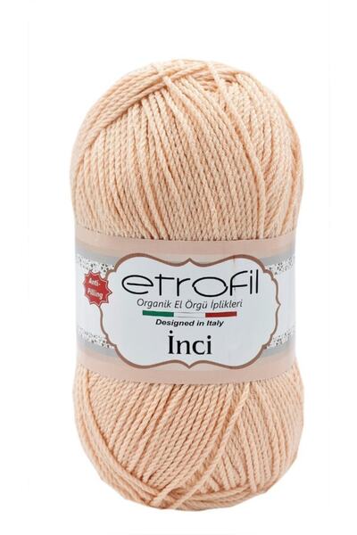 Etrofil Inci El Örgü Iplikleri - 100 Gr/230 M - 72040 Yavruağzı