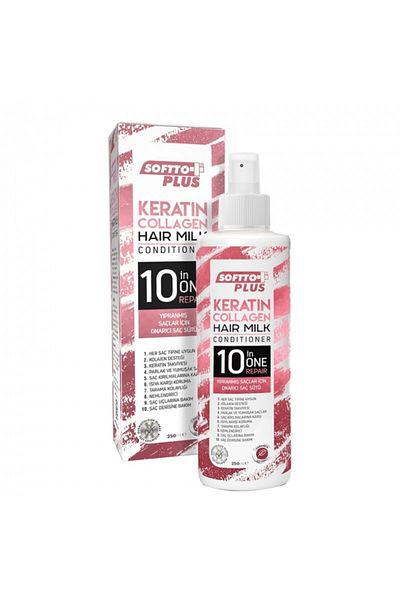 Softto Plus Keratin & Collagen Hair Milk 250 ml