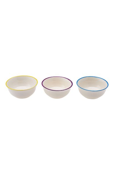 Emsan Aloha 3 Piece Round Snack Bowl Assortment