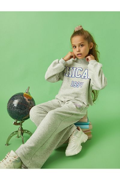 Koton Text Printed Sweatshirt