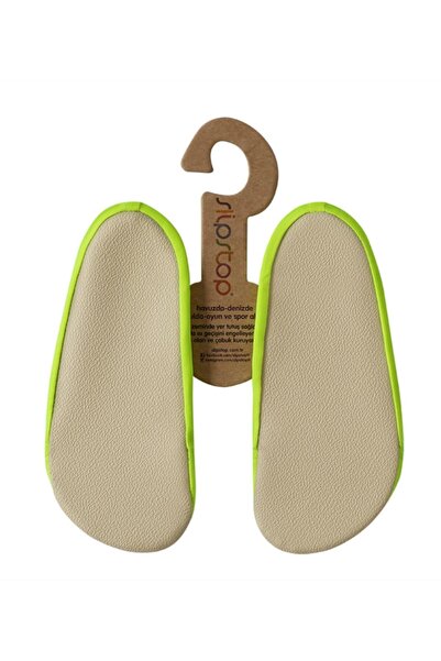 SLIPSTOP Neon Yellow Jr Quick Drying Sea Pool Booties