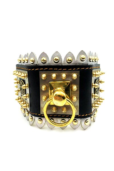 Tasma Market Siyah Özel Tasarım Yumuşak Dokulu Pirinç Döküm Köpek Tasması