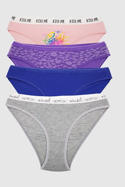 Tutku Chiloți de bikini pentru damă, pachet de 6